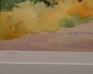 Lisa Forster Beach watercolors