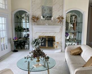 Everything in the living room will be sold