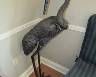 4' metal bird