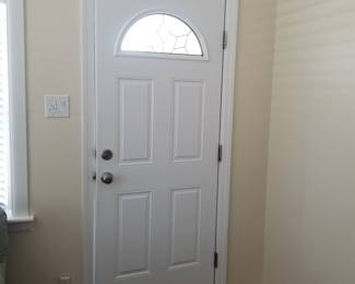 Entry door - interior