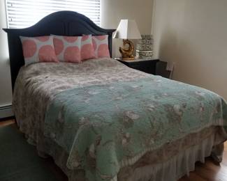 Queen bed & nightstand by Broyhill