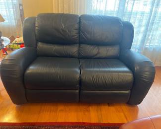 Leather Love Seat