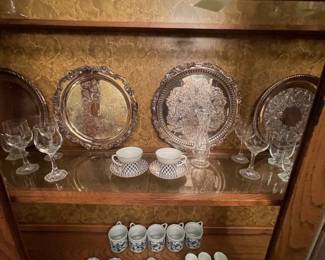 Silver Trays and other serving pieces