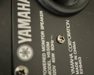 Set of Yamaha Monitor Speakers HS50M