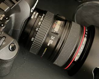 Canon EOS 5D w/ Hood,  EF Lens & Extras