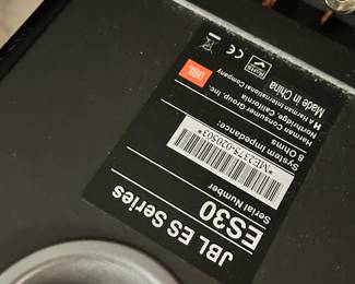 JBL ES Series ES30 Set of Speakers