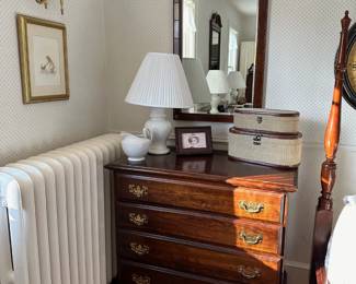 Small Chest of Drawers (2 Available), Lamps, Mirror