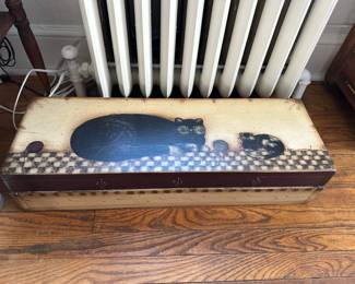 Painted Old Wood Box