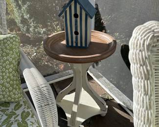 2 Side Tables, Bird Houses