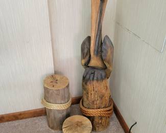 Decorative Wood Pelican