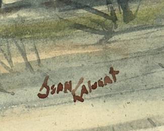 Jean Calvert signature 