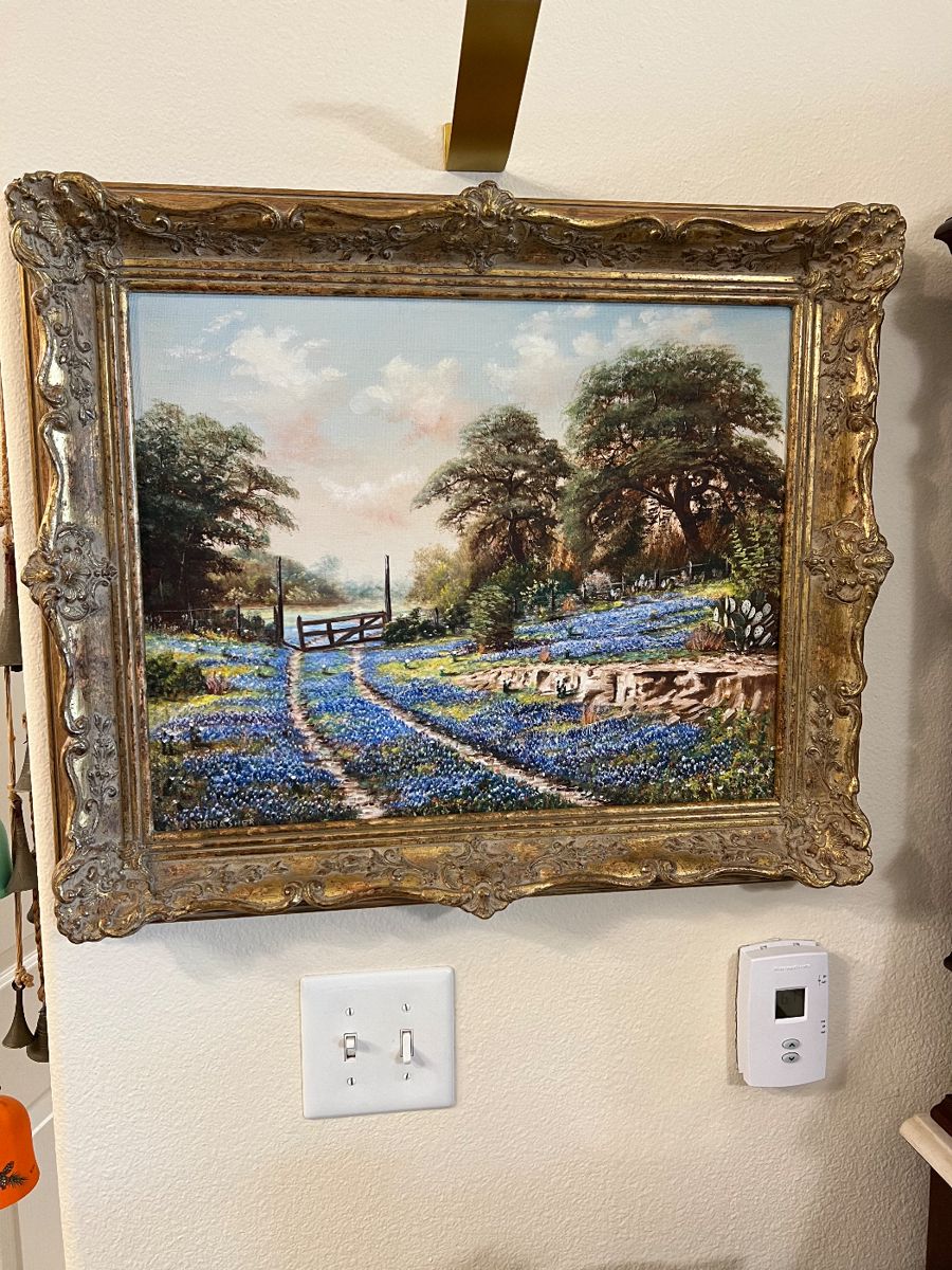 Texas Blue Bonnets by William Robert Thrasher