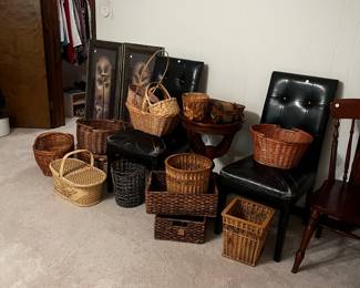 a few of the many baskets