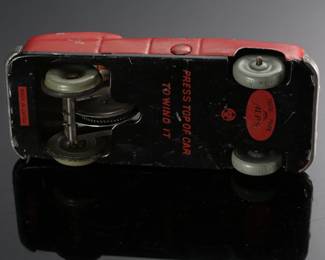 1940s Vintage Alps Japanese Tin Litho Press Wind Toy Car Pressmobile	2.5x2.5x6in	196057
