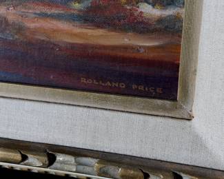 *Original* Rolland Price “Navajo Country” Desert Landscape Painting Art	Board:24x18<BR>Frame:25x31.25x2.5in	199171
