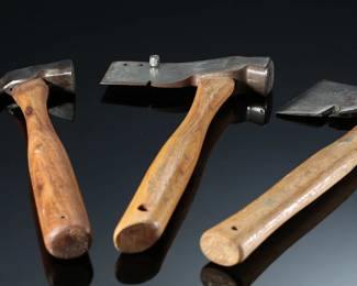 Lot of 3 Vintage Axe Hatchets 		199084
