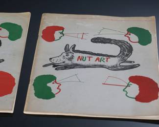 Lot of 2 Nut Art Gallery Book California State University 1972 Exhibition Catalog	11x8.75in	196202
