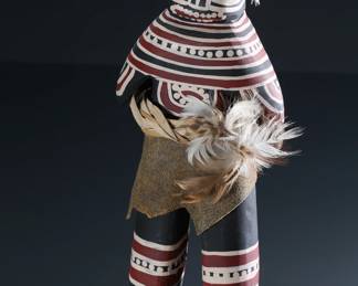 Timothy Ives Buyuny Spirit Man Carved Wood Figure Bundjalung Tribe Australia 	10x5x2.25in	199150
