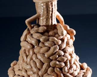 Vintage Mr Peanut Planters Peanut Ceramic Art Advertising 	8.5x7x6in	196068
