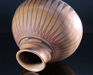 Lucie Soto Mata Ortiz Polychrome Pot Native American Pottery Olla	10in H x 4.35in diameter at top	199018
