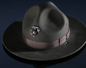 USMC Marine Corps Campaign Felt Hat Sergeant	Size: unmarked look like 6.5	199137

