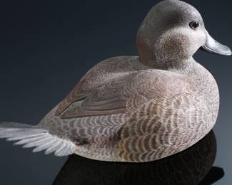 Don Zeug Ruddy Duck Oxyurinae Carved Wood Duck Decoy Oxyuridae	5.25x4.75x10.5in	199148
