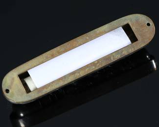 Henryk Winograd Repousse Sterling Silver Jewish Mezuzah Judaica 	78mmx17mmx13mm	289020
