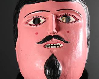 Vintage Juanegro Mexican Dance Mask Folk Art #3	3.5x5x7.5in	196033
