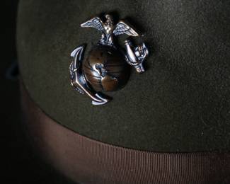 USMC Marine Corps Campaign Felt Hat Sergeant	Size: unmarked look like 6.5	199137
