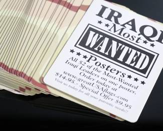 Desert Storm Iraqi Most Wanted Hoyle Playing Cards 2003	1 x 3 x 4 in	198023
