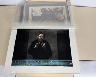 Arizona State University Centennial Art Portfolio 17 Prints in Binder ASU 1984 1985  	21x16x1.5in	196041
