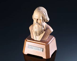 Reuge Wood Carved Brahms Bust Statue Swiss Musical Movement - Plays “Walzer”	6 x 4 x 3 in	198015
