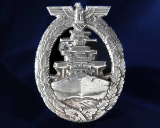 WWII German Infantry Assault Badge & High Seas Fleet War Badge	56.5mmx43mm	199101
