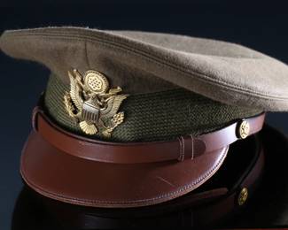 U.S. WWII Army Air Force Officer Crusher Cap by Knox 	Size: unmarked look like 7	199120
