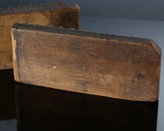 Antique Wood Cigar Press/Mold   	2.5x5x11.75in	199087
