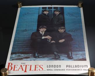Vintage Beatles London Palladium 64 Poster by Apple Corps	24x36in	199176
