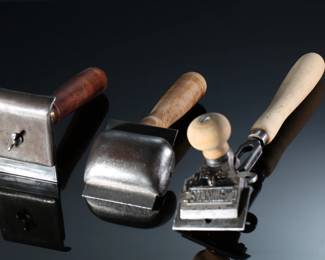 Lot of 3 Antique Carpenters Scrapers Woodworking Tools 		199097
