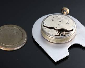 1920s Waltham 8-Day Clock Automobile	4.15x3.8x0.95in	199019
