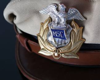 US Navy Military Sealift Command Officer Dress Visor Hat Cap #2	7	199122
