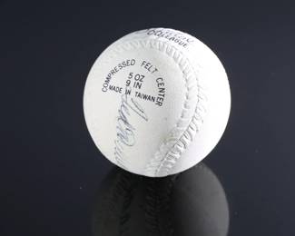*Signed* Ted Williams Autographed Ball Sports Action Official League Rubber Baseball MLB	2.75in Diameter 	199177
