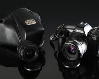 Canon EOS 650 35mm SLR Camera EF 35-70mm 3.5-4.5 Zoom Lens & 28mm f/2.8 Lens	5x7x6in	199111
