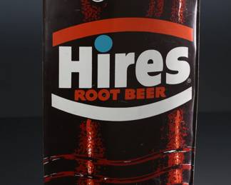 Vintage Hires Root Beer Soda Advertising Die Cut Bottle Thermometer Sign	28.75x7.75x1in Deep	196059
