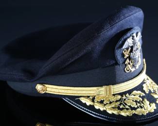 US Navy Admiral Dress Visor Cap Hat  	8	199126
