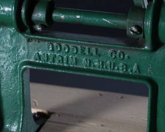 Antique Goodell Co Bonanza Apple Peeler and Corer	17x26x10in	199078
