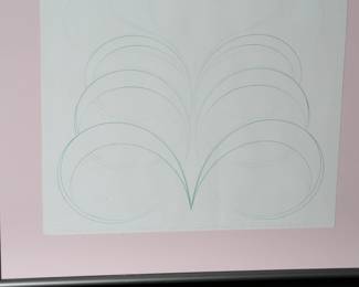 Original Art Colored Pencil on Paper “Near end of the River”  unsigned. 	Frame: 14.5x15x1in<BR>Art: 10/5 x 11in	196195
