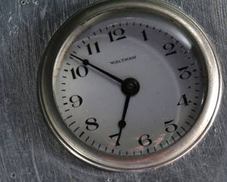 1920s Waltham 8-Day Clock Automobile	4.15x3.8x0.95in	199019
