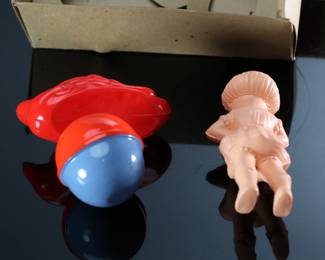 1950s Vintage Irwin Plastic Bath Set Kids Toy	3x8x6.75in	196075
