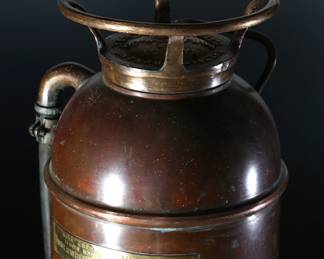 The Pittsburg Antique Brass & Copper Fire Extinguisher 	24x8x7.5in	199107
