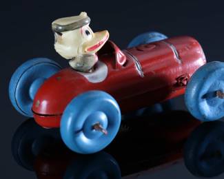 1940s Occupied Japan Donald Duck Race Car Masdaya Wind-Up Celluloid/Tin	2x2x3in	196148
