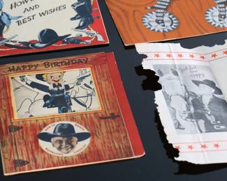 Lot of 8 1950s Vintage Hopalong Cassidy Birthday Best Wishes Cards buzz Cardozo	Largest: 7.25x6in	196099
